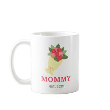 Mommy etabliert seit Floral Bouquet Niedlich