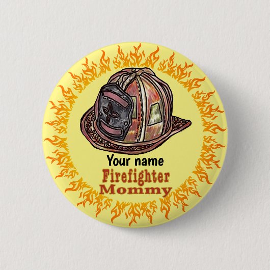 Mommy FireFighter Button (Vorderseite)