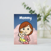 Mommy-Flash-Karte Postkarte (Stehend Vorderseite)