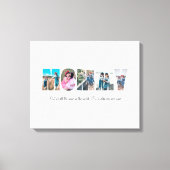 Mommy Foto Collage Leinwand (Vorderseite)