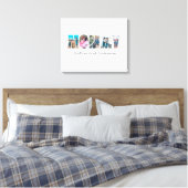 Mommy Foto Collage Leinwand (Insitu (Schlafzimmer))