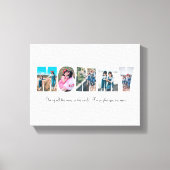 Mommy Foto Collage Leinwand (Vorderseite)