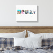 Mommy Foto Collage Leinwand (Insitu (Schlafzimmer))