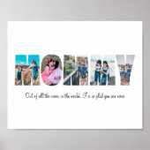 Mommy Foto Collage Poster (Vorne)