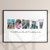 Mommy Foto Collage Poster