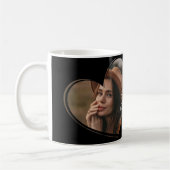 Mommy Foto Frame Heart Kaffeetasse (Links)