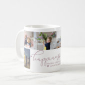 Mommy | Glück ist Herzkalligraphie 6 Foto Kaffeetasse (Vorderseite Links)