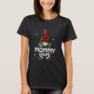 Mommy Gnome Buffalo Kariert Matching Family Christ T-Shirt