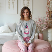 Mommy Gnome Fun farbenfrohe Familie passt Weihnach