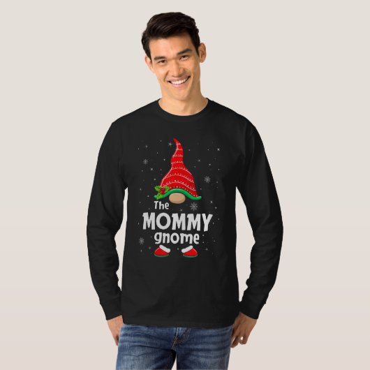 Mommy Gnome Matching Family Group Christmas Party  T-Shirt (Vorne ganz)