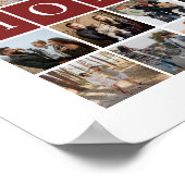Mommy Grid 30 Photo Collage Family Keepsake Poster (Ecke)