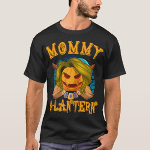 Mommy Halloween Kürbislaterne Pump T-Shirt