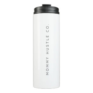Mommy Hustle Co Logo White Water Flasche für Fraue