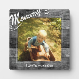 Mommy I Liebe You Foto Fotoplatte