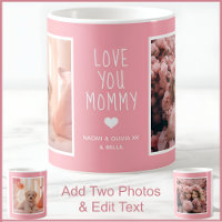 Mommy I Liebe You Fotos Moderne rosa C51 & White