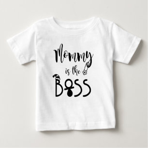 Mommy ist der Boss Funny Baby T-shirt