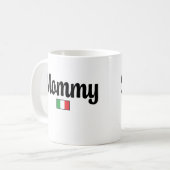 Mommy Italian Flag Mug Kaffeetasse (Vorderseite Links)