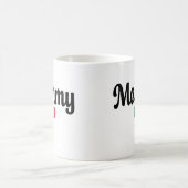 Mommy Italian Flag Mug Kaffeetasse (Mittel)