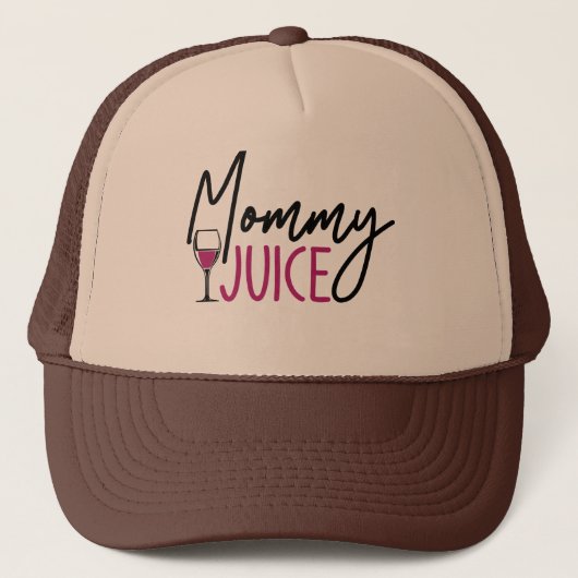 Mommy Juice Truckerkappe (Vorderseite)