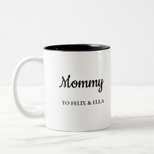 Mommy Kindernamen der Neuen Mutter Zweifarbige Tasse
