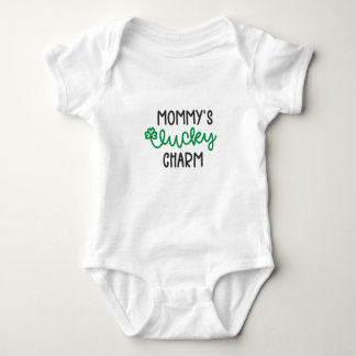 Mommy Lucky Charm Bodysuit Baby Strampler