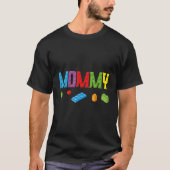 Mommy Master Builder Gebäude Bricks Blocks Family T-Shirt (Vorderseite)
