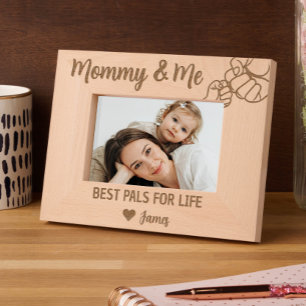 Mommy & Me Best Pals für das Leben von Son oder To Geätzte Rahmen