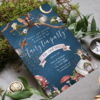 Mommy & Me Fairy Tea Party Einladung