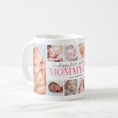 "Mommy & Me" First Mother's Day Photo Kaffeetasse (Vorderseite Links)