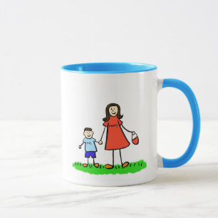 Mommy & Me Tasse (Brünett ohne Titel)