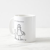 Mommy & Me-Tasse (Namen anpassen) Kaffeetasse (Vorderseite Links)
