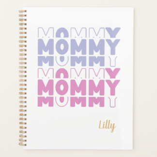 Mommy Modern Pastel Farbe Custom Muttertag Planer