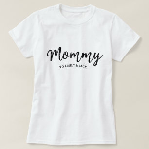 Mommy Moderne Mama Kinder heißen Muttertagsjunge T-Shirt