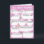 MOMMY Mother Day Questionnaire Card, Fi Einladung<br><div class="desc">MOMMY Mother's Birthday Questionnaire Card,  Füllen Sie das Blanks Interview für Mutter,  Mutter,  Mama,  Mama,  Mama,  Mama,  Mama aus.</div>