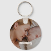 Mommy mothers day Custom photo  Schlüsselanhänger (Vorderseite)