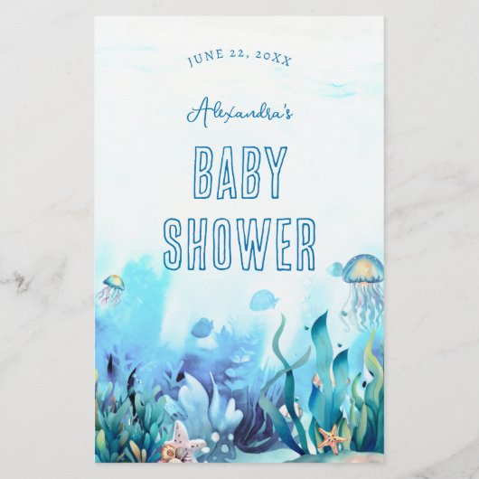Mommy oder Daddy Guess Baby Shower Game Niedlich W Flyer (Hinten)