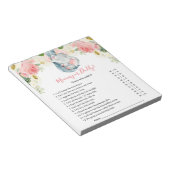 Mommy oder Daddy Guess, der gesagt hat, es Baby-Du Notizblock (angewinkelt)