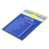 Mommy oder Daddy Guess Who Baby Shower Game Notizblock (angewinkelt)