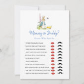 Mommy oder Daddy Peter Rabbit Baby Shower Einladung (Vorderseite)