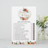 Mommy oder Daddy-Spiel fallen florale Kürbisse (Stehend Vorderseite)