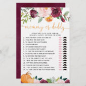 Mommy oder Daddy Wild Fall Blumenkürbis (Vorne/Hinten)