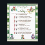 Mommy oder Daddy Winter Christmas Baby Shower Game<br><div class="desc">Erleben Sie unsere bezaubernde Weihnachts Theme Baby Shower Collection! Dieses köstliche Sortiment umfasst eine bezaubernde Auswahl an Aquarellbildern, die bezaubernde Tiere in den Kostümen der Santa zeigen, um Ihnen eine skurrile Touch zu bringen. Begegnen Sie unseren zauberhaften Charakter: eine niedliche Maus, ein kuscheliger Bär, ein Sly Fuchs, ein majestätisches Hirsch,...</div>
