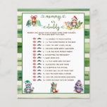 Mommy oder Daddy Winter Christmas Baby Shower Game<br><div class="desc">Erleben Sie unsere bezaubernde Weihnachts Theme Baby Shower Collection! Dieses köstliche Sortiment umfasst eine bezaubernde Auswahl an Aquarellbildern, die bezaubernde Tiere in den Kostümen der Santa zeigen, um Ihnen eine skurrile Touch zu bringen. Begegnen Sie unseren zauberhaften Charakter: eine niedliche Maus, ein kuscheliger Bär, ein Sly Fuchs, ein majestätisches Hirsch,...</div>