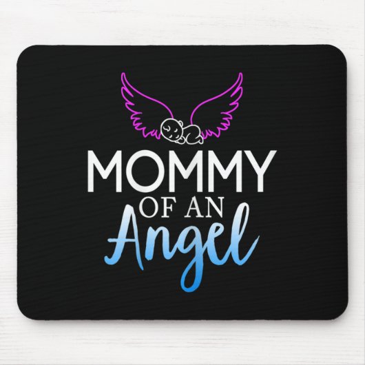 Mommy of an Angel Sids Awareness Month Mousepad (Vorne)
