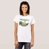 Mommy of Mixed Twins (dunklere Haut) T-Shirt (Vorne ganz)