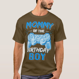 Mommy of the Birthday Boy Matching Video Game Birt T-Shirt