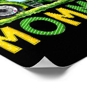 Mommy Of The Birthday Boy Tractor Farm Truck Match Poster (Ecke)