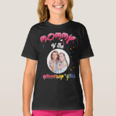 Mommy of the Birthday Girl Personalisiert Geburtst T-Shirt (Vorderseite)