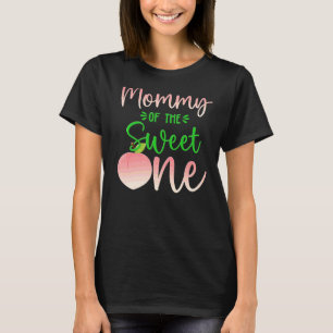 Mommy of the Birthday One Peach 1st Summer Frucht  T-Shirt