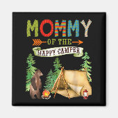 Mommy Of The Happy Camper First Birthday Camng Magnet (Vorne)